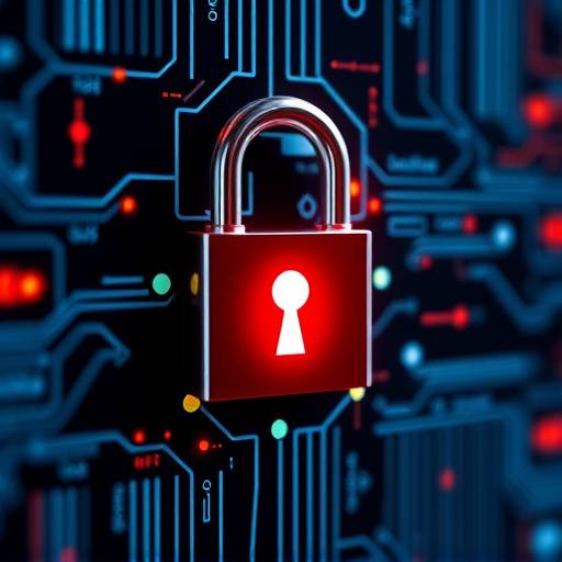 Image of a secure lock symbolizing data protection